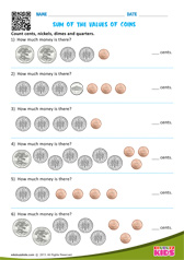Sum of the values of Coins 
